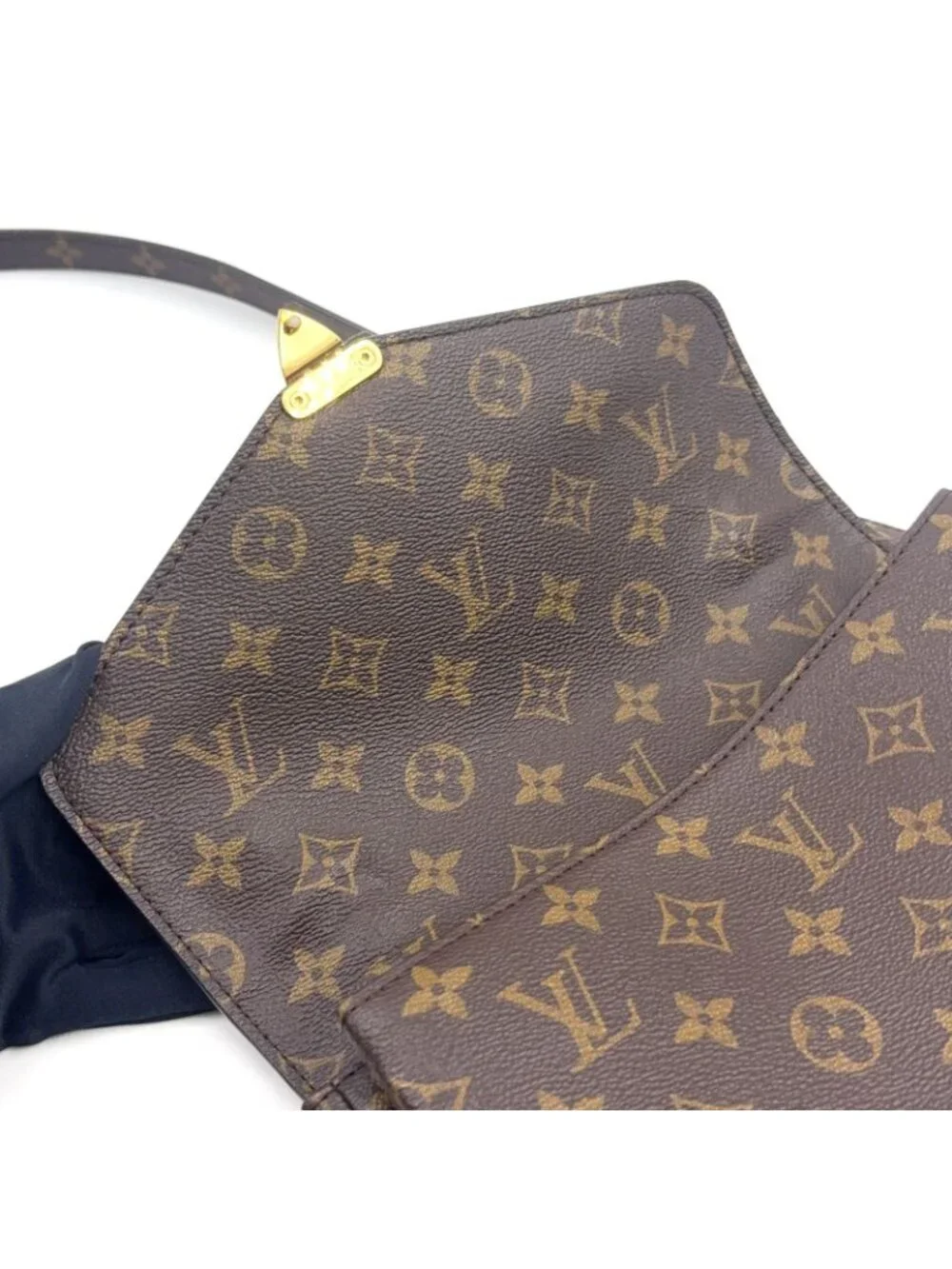 Louis Vuitton Pochette Metis MM Monogram Ready Leather Brown Light Handbag Gold